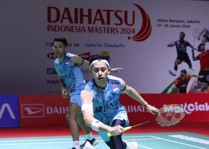 Indonesia Masters 2024: Fajar/Rian Kalahkan Fikri/Bagas dalam 31 Menit