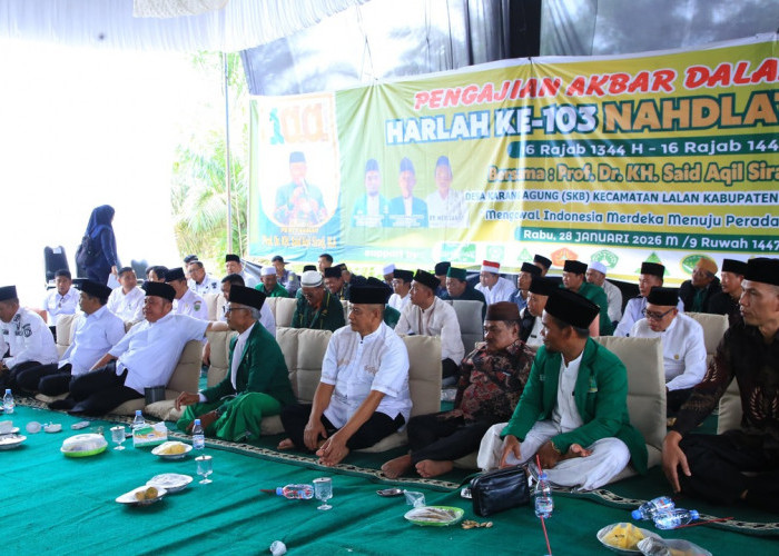 Herman Deru Hadiri Harlah NU di Karang Agung Muba, Infrastruktur dan Pesantren Jadi Perhatian