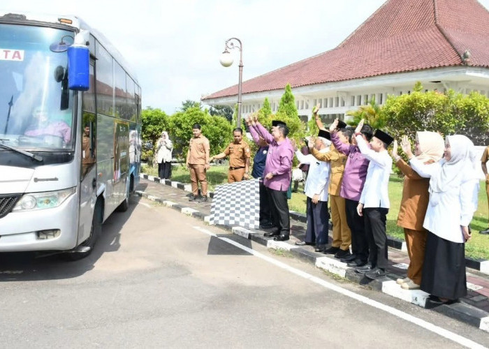 Kontingen Banyuasin Siap Berlaga di MTQ XXXI Sumsel, Bupati Askolani Targetkan Prestasi Terbaik