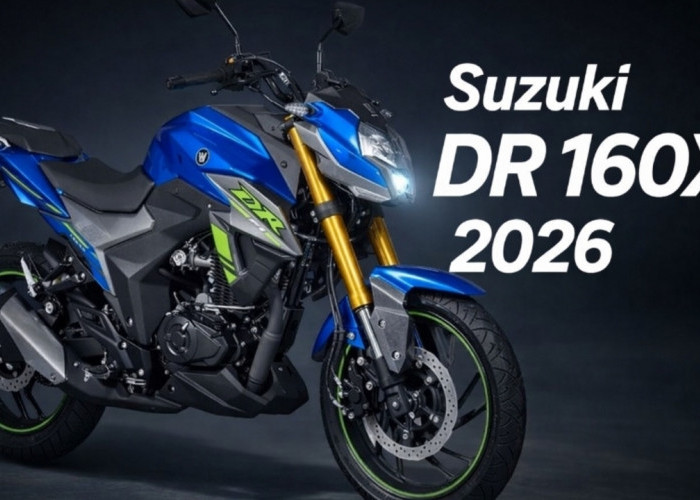 Desain Suzuki DR 160X 2026 Makin Agresif, Siap Taklukkan Aspal dan Tanah!
