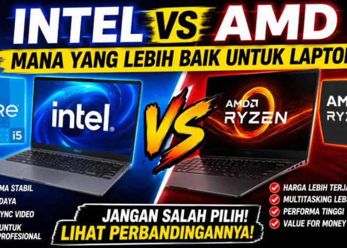 Intel vs AMD: Mana yang Lebih Baik untuk Laptop? Simak Perbandingan Lengkapnya Sebelum Membeli