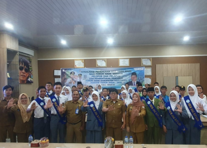 Perkuat Peran Pelopor dan Pelapor, Pemkab Banyuasin Bentuk Pengurus Forum Anak 2026–2028