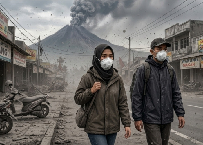 Hujan Abu Vulkanik, Ini Jenis Masker yang Direkomendasikan untuk Lindungi Paru-paru