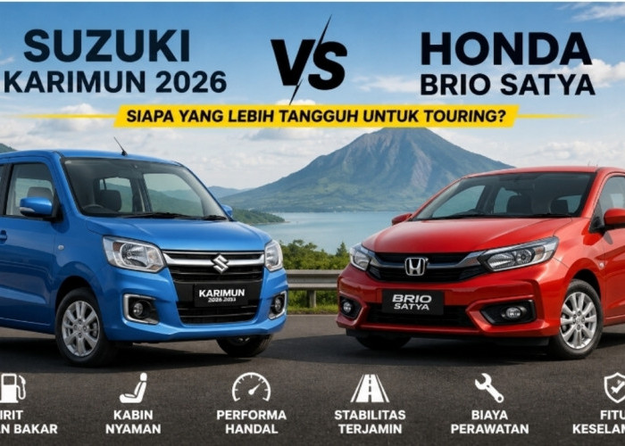 Mau Touring Pakai City Car? Suzuki Karimun 2026 atau Honda Brio Satya, Mana yang Lebih Layak?