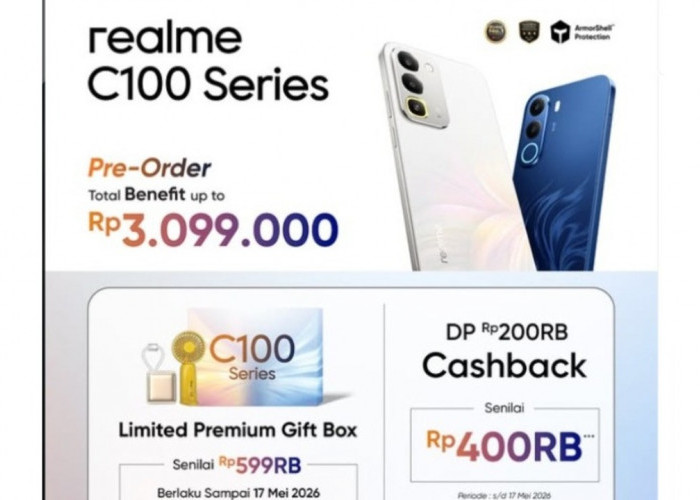 Mau Smartphone yang Bisa Hidupkan Setiap Momen? Realme C100 Series Hadir dengan Bonus Pre-Order Melimpah