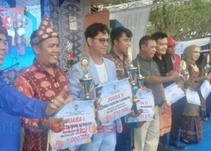 Tim SMK Banyuasin Borong Hadiah di Festival Seni Budaya Pelajar Sumsel