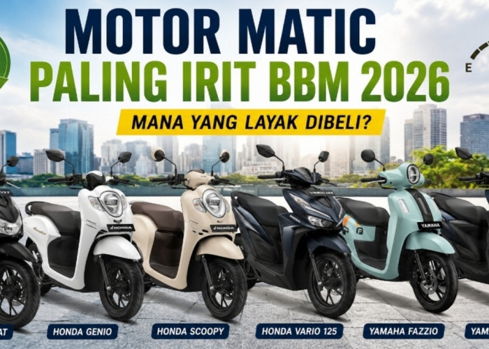 Rekomendasi Motor Matic Paling Irit 2026, Mana yang Paling Layak Dibeli?