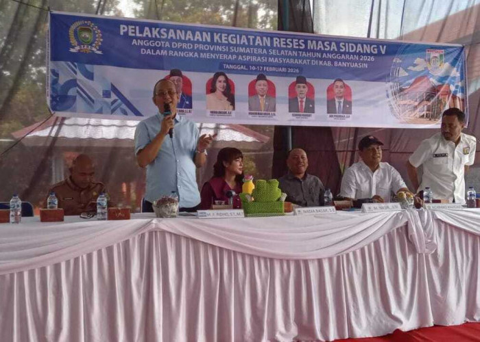 DPRD Sumsel Dapil X Reses di SMKN 1 Suak Tapeh