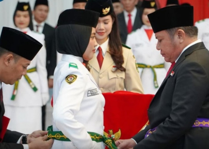 Paskibraka Sumsel Resmi Dikukuhkan, Siap Jalankan Tugas pada HUT ke-81 Kemerdekaan RI