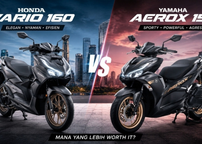 Adu Fitur, Performa, dan Kenyamanan, Vario 160 atau Aerox 155 yang Lebih Worth It?