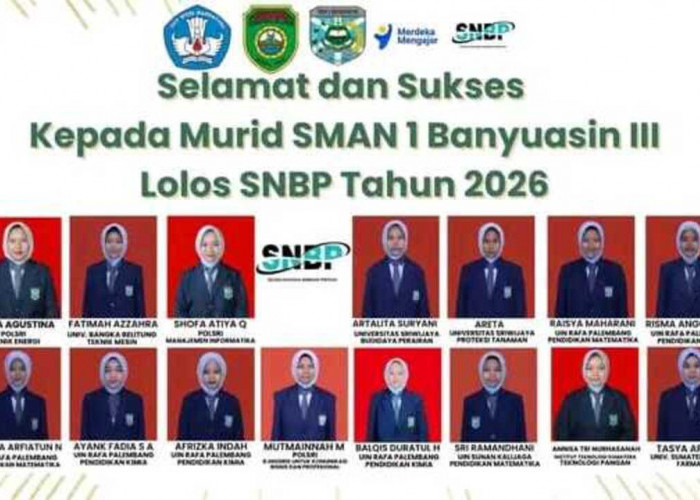 19 Murid SMAN 1 Banyuasin III Lulus SNBP