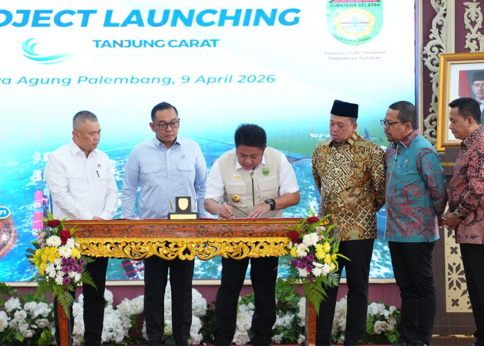Gubernur Sumsel Wujudkan Pelabuhan Samudera, Solusi Logistik Sumsel Target Operasi 2028