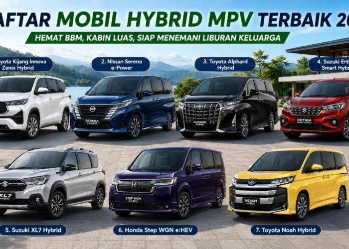 Daftar Mobil Hybrid MPV Terbaik 2026, Hemat BBM, Kabin Luas, Siap Menemani Liburan Keluarga