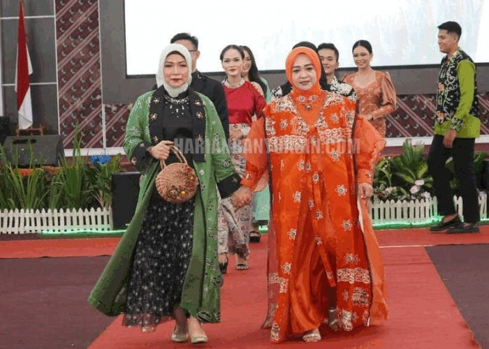 Batik Banyuasin 'Bajumpe' Diluncurkan di Graha Sedulang Setudung, Ini Maknanya