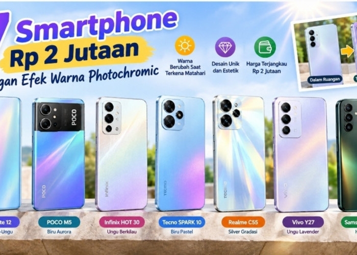 HP Rp2 Jutaan yang Bikin Pangling! Ini 7 Smartphone dengan Efek Warna Photochromic