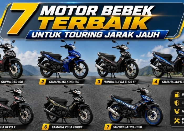 7 Motor Bebek Terbaik untuk Touring Jarak Jauh, Irit BBM dan Nyaman Dipakai