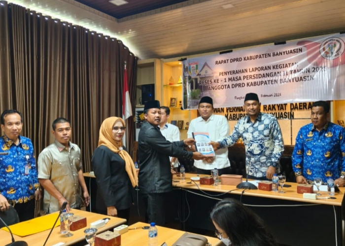 Hasil Reses Diserahkan, DPRD Banyuasin Siap Kawal Aspirasi Masyarakat