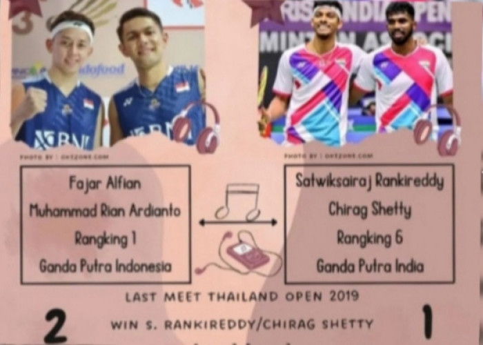Indonesia Open 2023: Siang Ini Fajar/Rian Bertemu Rankireddy/Shetty, Leo/Daniel Vs Kang/Seo