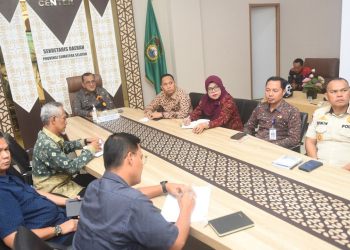 Hadiri Rakor Gerakan Indonesia ASRI, Sekda Sumsel Terbitkan Edaran Gotong Royong Serentak