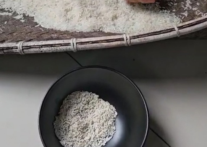 Warga Pangkalan Balai Heboh, Diduga Temukan Beras Oplosan Mirip Plastik