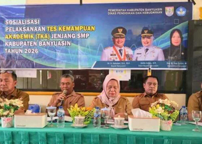 Disdikbud Banyuasin Gelar Sosialisasi TKA Jenjang SMP