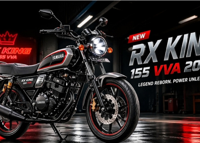 Bikin Nostalgia! Yamaha RX King 155 VVA 2026 Siap Guncang Jalanan dengan Mesin 155cc