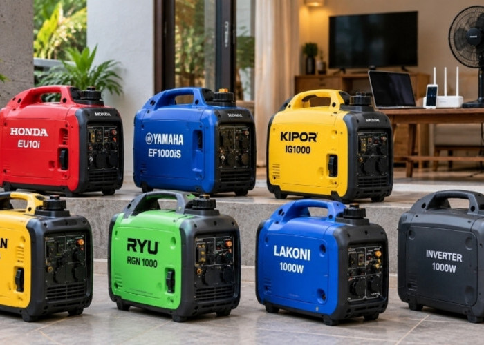 7 Genset Inverter Mini 1.000 Watt Terbaik 2026, Irit BBM dan Tidak Berisik