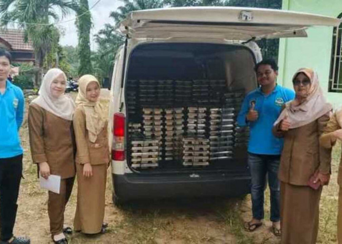 Murid SMPN 1 Suak Tapeh Mulai Terima Program MBG