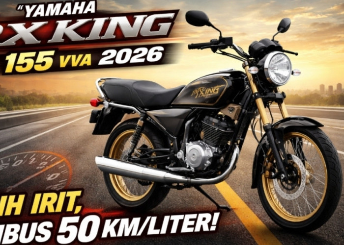 Yamaha RX King 155 VVA 2026 Bangkit! Raja Jalanan Kini Lebih Irit, Tembus 50 Km/Liter
