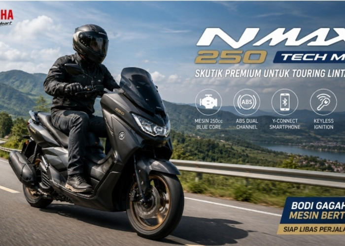 Yamaha NMAX 250 Tech Max, Skutik Premium yang Cocok untuk Touring Lintas Kota