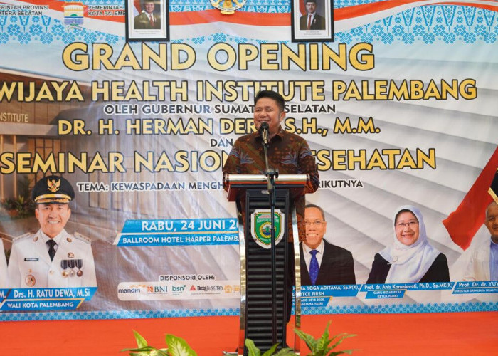 Resmikan SHI, Herman Deru Tekankan Pelayanan Kesehatan Humanis dan Berdaya Saing Global