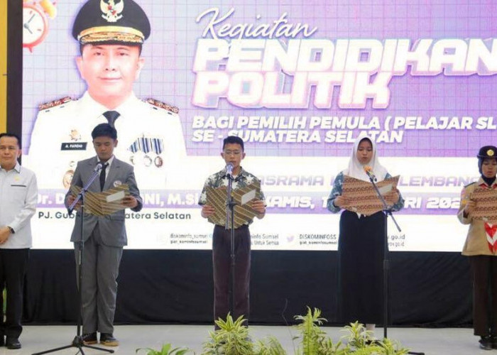 17 Ribu Pemilih Pemula di Sumatera Selatan Ikuti Pendidikan Politik, Pj Gubernur: Gunakan dengan Baik