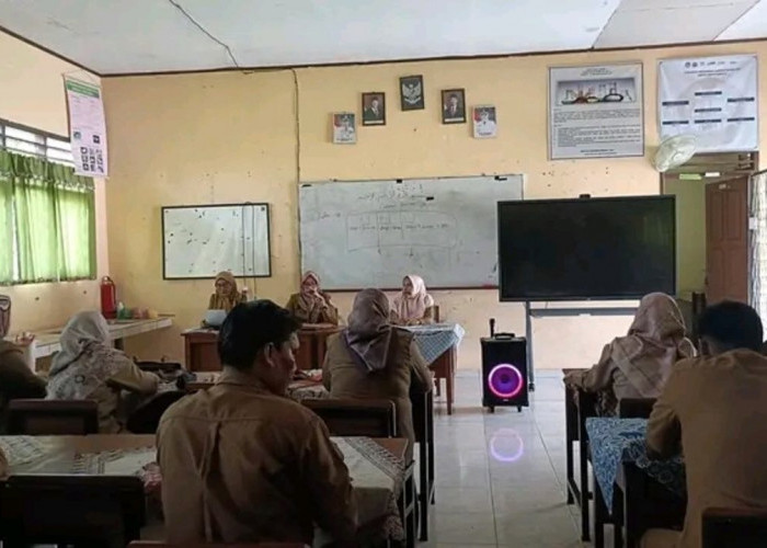 Murid SMPN 4 Banyuasin III Lulus 100 Persen