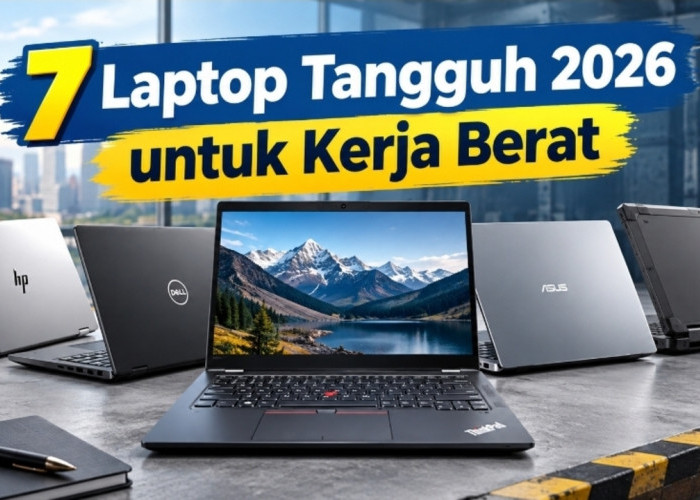 7 Laptop Tangguh 2026 untuk Kerja Berat, Multitasking hingga Desain