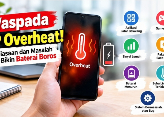 Waspada HP Overheat! 7 Kebiasaan dan Masalah yang Bikin Baterai Boros