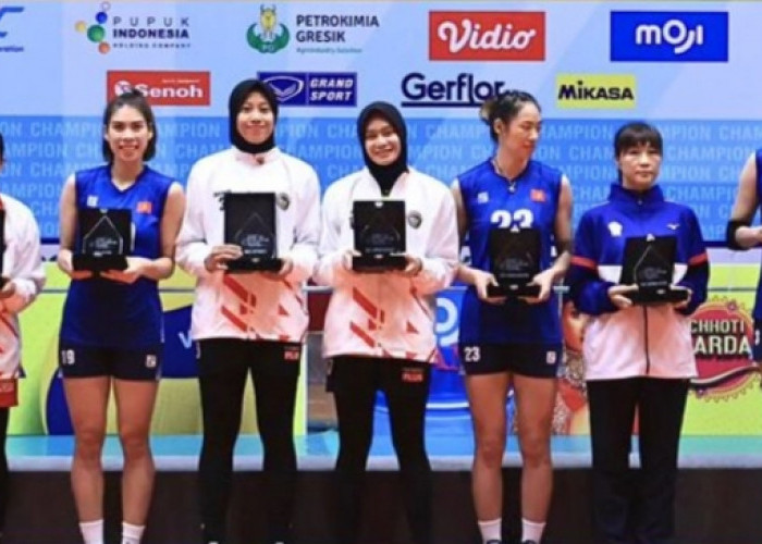 3 Pemain Voli Putri Indonesia Raih Individual Award AVC Challenge Cup for Woman 2023