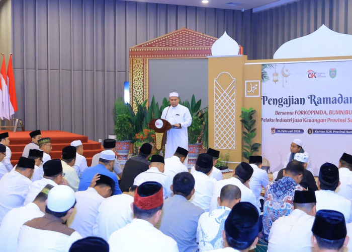 Sekda Sumsel Hadiri Pengajian Ramadhan di OJK Sumsel, Perkuat Silaturahmi dan Sinergi Pembangunan