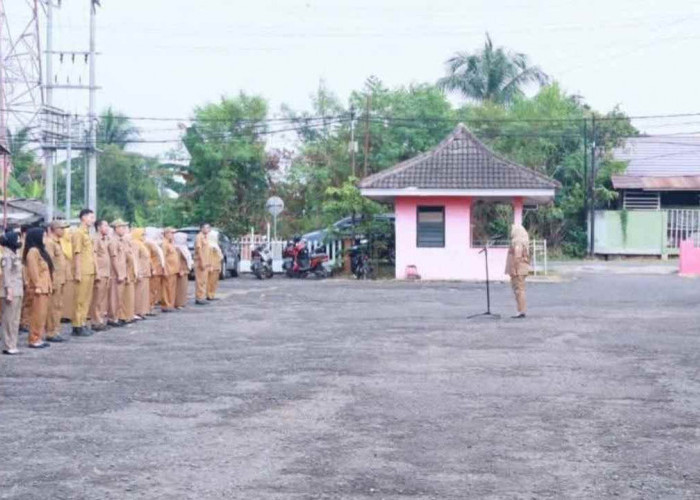 Apel Pagi Gabungan Banyuasin III  Perkuat Disiplin dan Sinergi Demi Pelayanan Prima