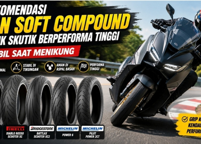 Rekomendasi Ban Soft Compound untuk Skutik Berperforma Tinggi, Stabil Saat Menikung