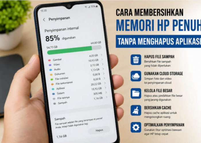 Cara Membersihkan Memori HP yang Penuh Tanpa Menghapus Aplikasi (Panduan Lengkap & Terbaru 2026)