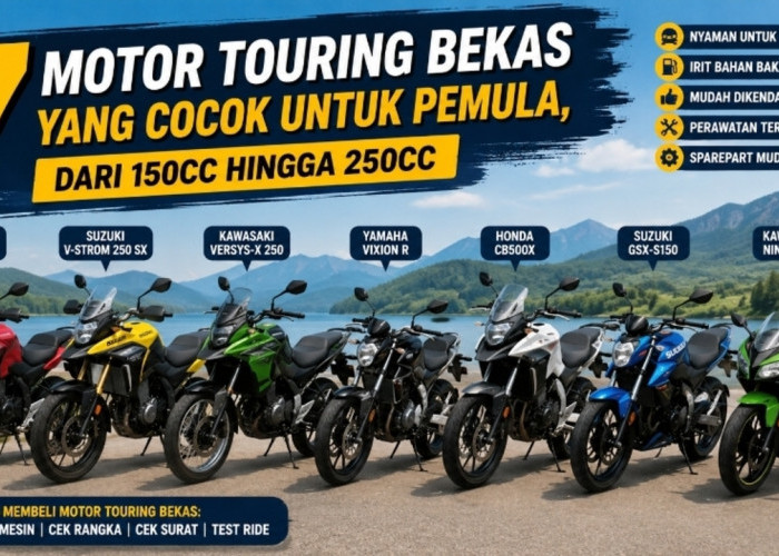 7 Motor Touring Bekas yang Cocok untuk Pemula, dari 150cc hingga 250cc