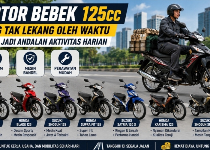 Tak Lekang oleh Zaman! 7 Motor Bebek 125cc yang Tetap Jadi Andalan untuk Aktivitas Harian