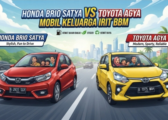 Budget Rp100 Jutaan, Pilih Honda Brio Satya atau Toyota Agya Bekas?