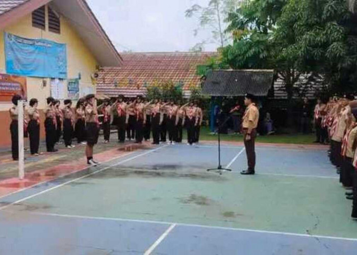42 Peserta Kwarran Talang Kelapa Diberangkatkan Menuju Jambore Cabang 