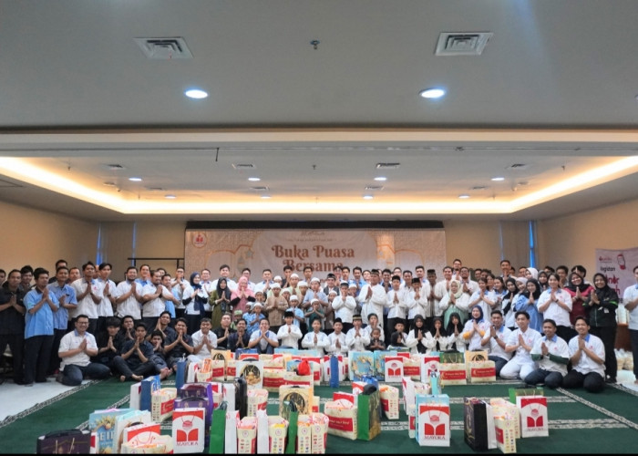 PT Tirta Fresindo Jaya Plant Banyuasin Gelar Buka Bersama dan Salurkan Bantuan CSR untuk Panti Asuhan