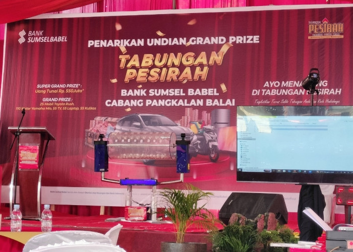 Nasabah Antusias, Bank Sumsel Babel Pangkalan Balai Undi Grand Prize Tabungan Pesirah