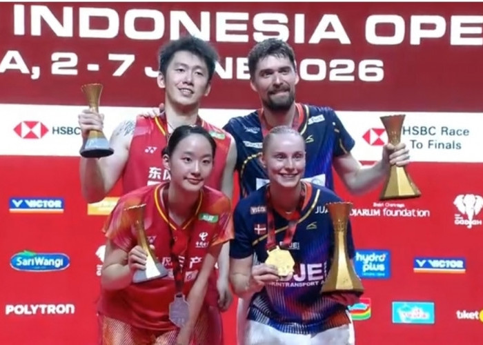 Christiansen/Bøje Juara Indonesia Open 2026 Usai Taklukkan Pasangan China dalam Laga Dramatis