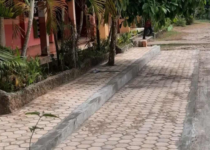Peduli Sekolah, Komite SMPN 4 Banyuasin III Perbaiki Lingkungan Sekolah