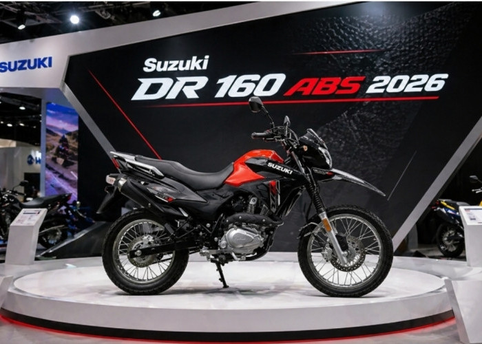 Suzuki DR 160 ABS 2026, Motor Dual Purpose Tangguh yang Iritnya Tembus 48 Km/Liter