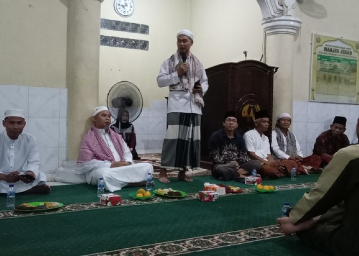 Masjid Jihad Lubuk Lancang Banyuasin Peringati 1 Muharam, Kepala Desa Sampaikan Pesan Ini